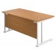 Olton Twin Cantilever  800mm Deep Straight Office Desk